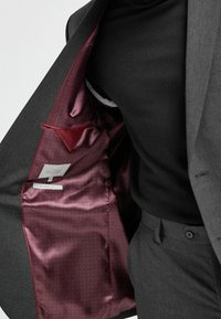 Next MIX TEXTURED TAILORED FIT - Jakkesæt blazere - charcoal grey