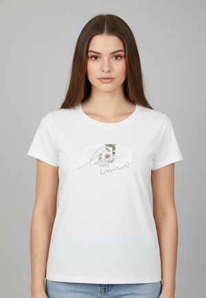 T-shirt con stampa - white milk love