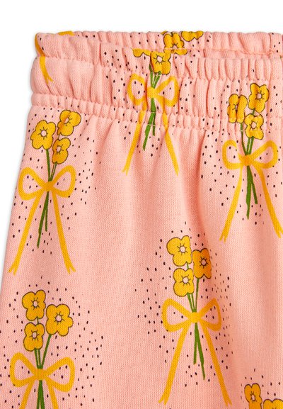 Mini Rodini WINTER FLOWERS UNISEX - Pantalones deportivos - pink
