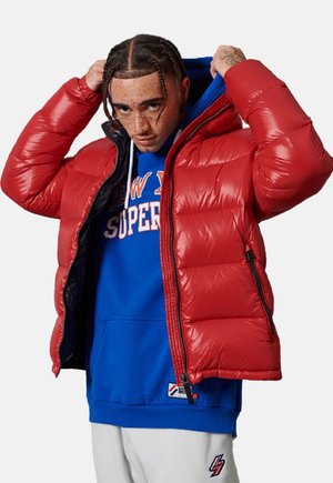 ALPINE-LUXE - Kurtka puchowa - high risk red