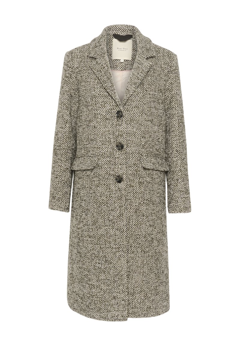 Part Two Mantel olijfgroen