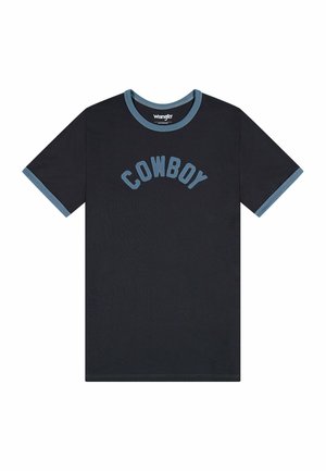 Wrangler RINGER - T-shirt con stampa - navy