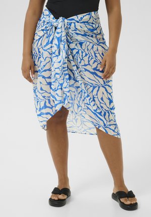LEA PRINTED SARONG - Doplnky na pláž - blue chalk leaf print