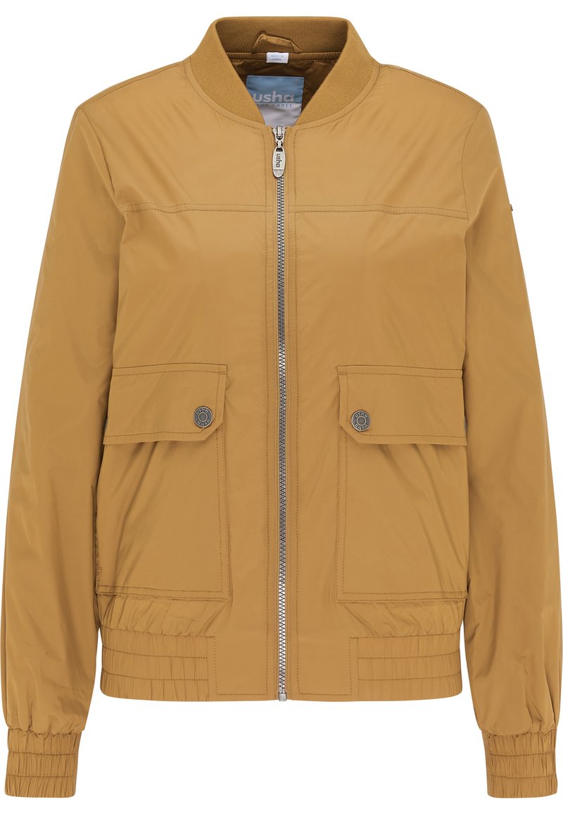 Damen Leichte Jacken | usha Bomberjacke dunkelsand/sand - HG91193 Damen Leichte Jacken | usha Bomberjacke dunkelsand/sand - HG91193