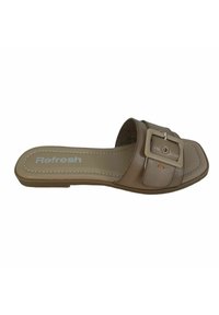 Refresh Sandalias planas - beige