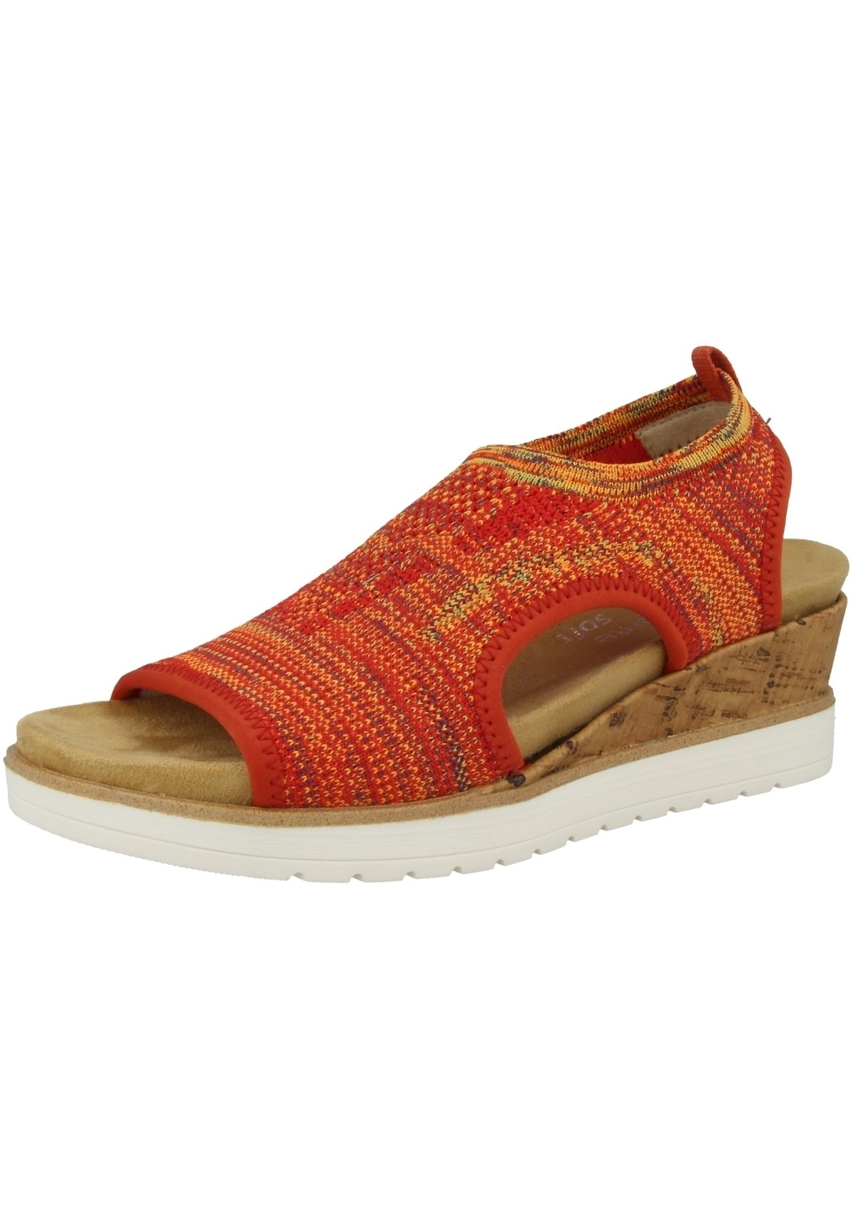 Remonte Sandalen met sleehak - orange-multi/oranje - Zalando.nl