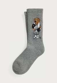 POLO BEAR COTTON-BLEND CREW SOCKS - Șosete - grey