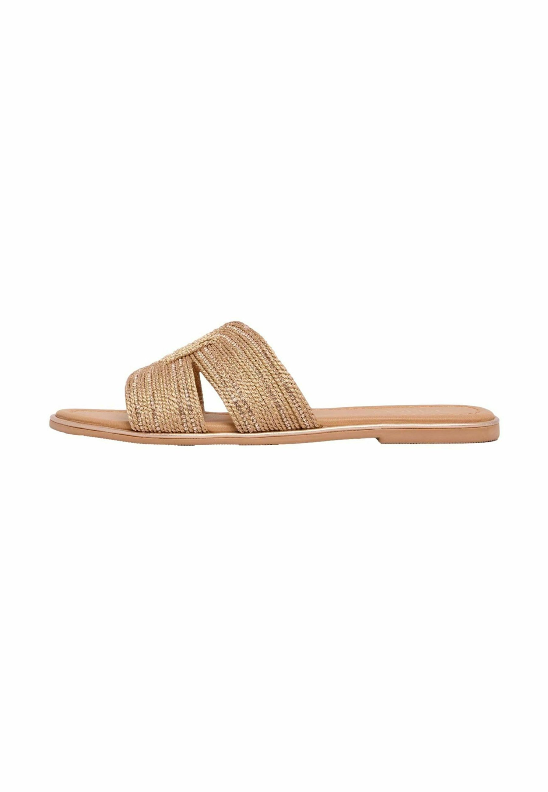 Lipsy Rose Gold Flats Sandals Lipsy Mules Rose Gold/gold-coloured Zalando