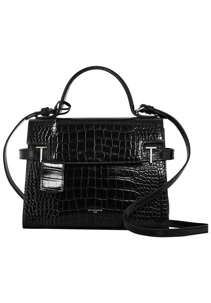 Le Tanneur EMILIE - Sac ?� main - noir - ZALANDO.FR