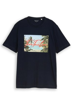 TOM TAILOR, TOM TAILOR T-SHIRT T-SHIRT MIT FOTOPRINT - T-Shirt print - sky captain blue