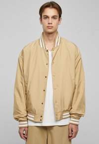 Urban Classics - COLLEGE - Bomber Jacket - unionbeige Thumbnail Image 1