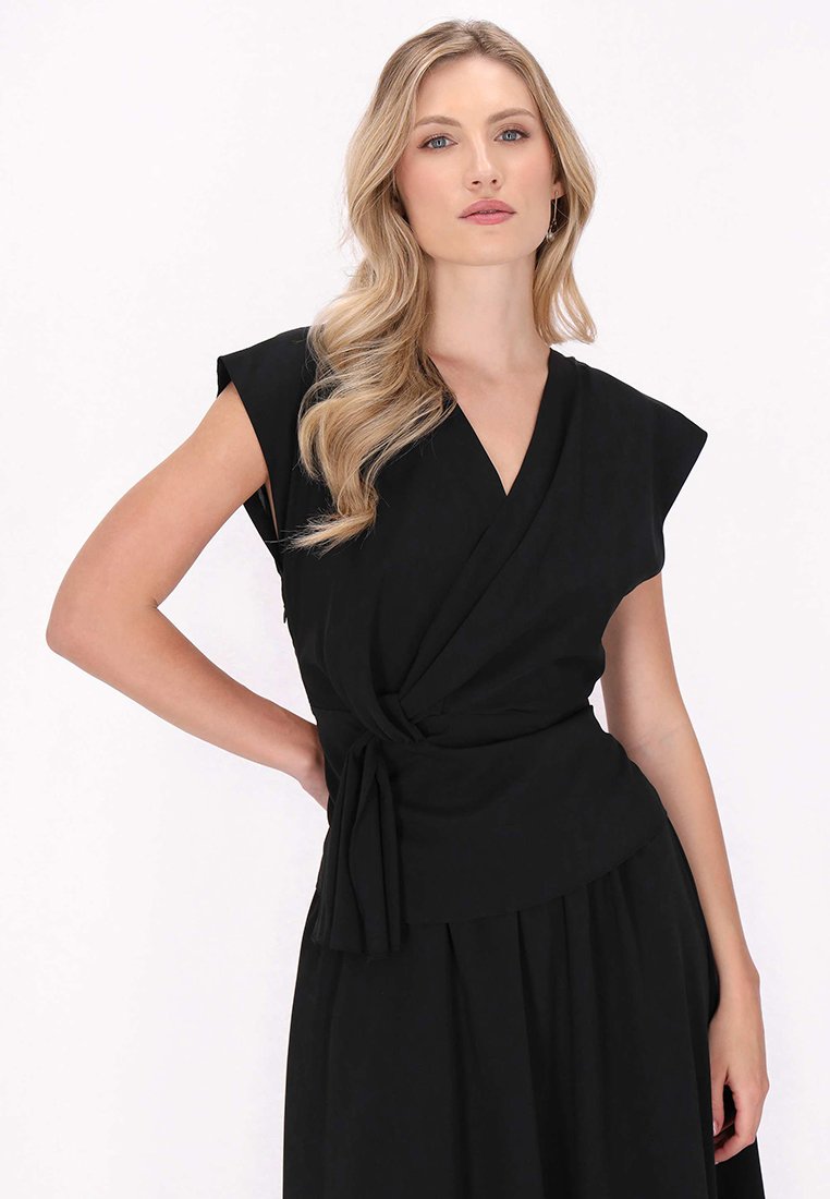 dreimaster Blouse zwart dreimaster Blouse zwart