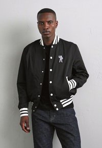 Billionaire Boys Club ARCH LOGO LIGHTWEIGHT VARSITY JACKET - Bomber Jacket - black