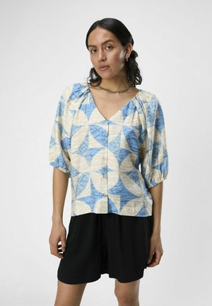 Object MIT PRINT - Blusa - brunnera blue