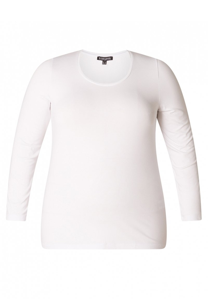 BASE LEVEL CURVY ASO - Longsleeve - white