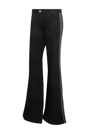 adidas Originals SST LOW RISE FLARED LEG DENIM PANT - Jeans Bootcut - true black denim
