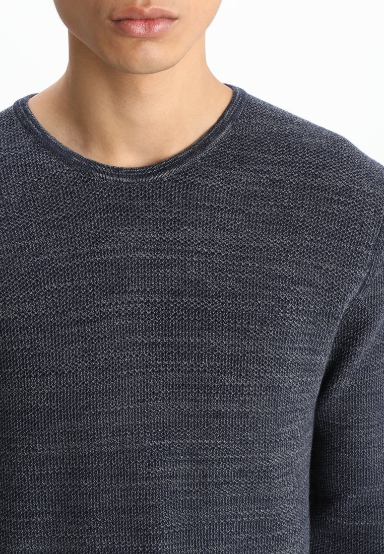 Minimum REISWOOD Strikkegenser navy blazer melange Navy Reiswood Minimum Gensere - Herreklær er billig