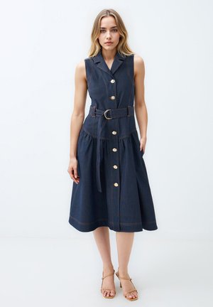 Spijkerjurk - dark blue