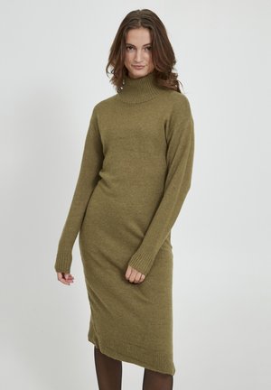 BYMILO DRESS 2 - Pouzdrov aty - military olive melange