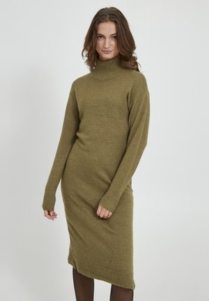 BYMILO DRESS 2 - Shift dress - military olive melange