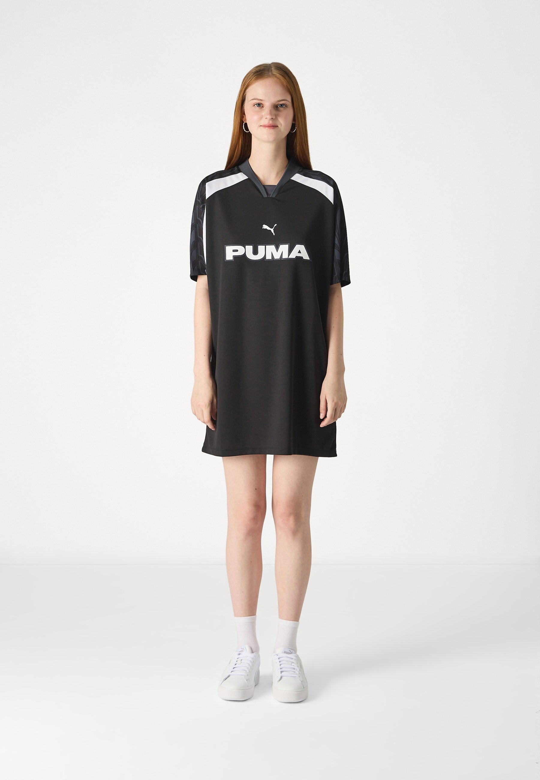 Puma FOOTBALL DRESS - Jersey dress - puma black/black - Zalando.ie