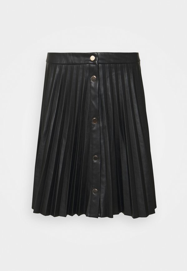 VIAMINA SHORT BUTTON COATED SKIRT - Pleated skirt3