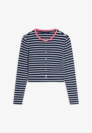 Tommy Jeans, SLIM CARDIGAN - Kardigán - navy