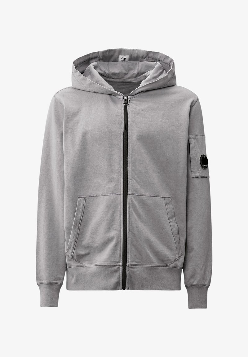 Sweat col zippé Fruit Of The Loom Gris chiné Sweat col zippé Fruit Of The Loom Gris chiné