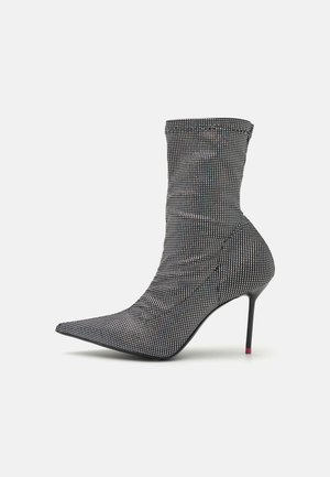 Pinko WAGNER TRONCHETTO - High heeled ankle boots - nero/iridescente