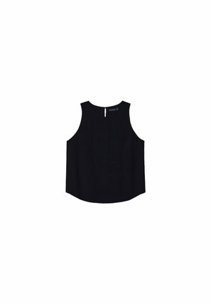 Stradivarius FLOWING RACERBACK - Blouse - black