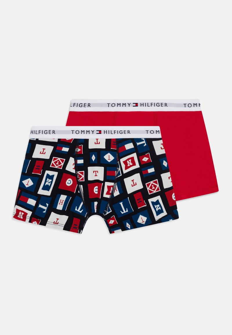 Tommy Hilfiger 2-PACK SIGNATURE LOGO WAISTBAND TRUNKS - Boxers - primary red