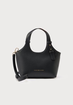 LOGO MINI TOTE - Håndtasker - black