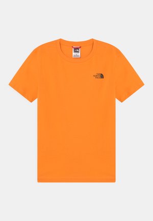 SIMPLE DOME TEE UNISEX - T-shirt med print - cone orange