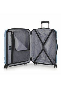 Valise De Voyage Abs Valise Cabine À 4 Roulettes Valise Moyenne Rigide Bagage À Main Avec