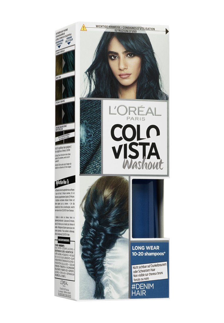 Colovista Wash Out 18 Yellowhair – Auswaschbare Haarfarbe, Leuchtendes Gelb