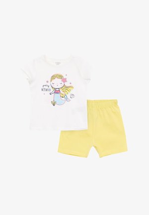 CREW NECK SHORT SLEEVE SET 2 PA - Pyjama - ecru