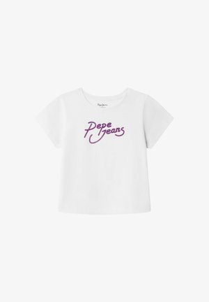 Pepe Jeans AVANI - T-shirt print - white