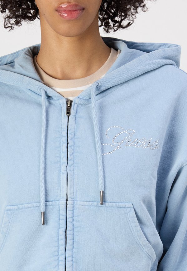 GO RHINESTONE CROP  - Zip-up sweatshirt3