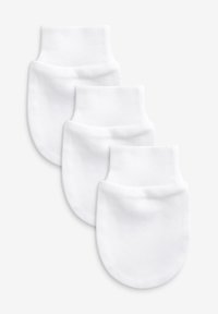 Next 3 PACK SCRATCH MITTS - Muffole - white