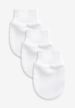 Next 3 PACK SCRATCH MITTS - Palčiaky - white