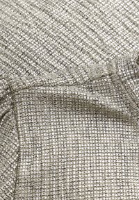 Minymo LONG SLEEVES - Blus - silver-coloured