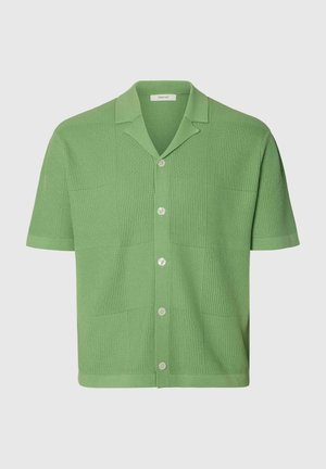 Selected, POLO SHIRT RELAXED FIT - Gilet - aspen green
