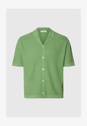 Selected, POLO SHIRT RELAXED FIT - Gilet - aspen green