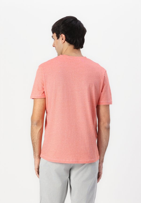 ROUNDED HEM - Print T-shirt - deep orange2