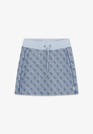 Guess, 4G LOGO MINIROCK - Minijupe - mehrfarbig grundton blau