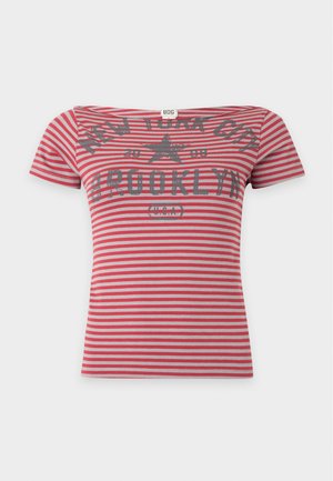 BDG Urban Outfitters, NEW YORK SLASH BABY - Camiseta estampada - red