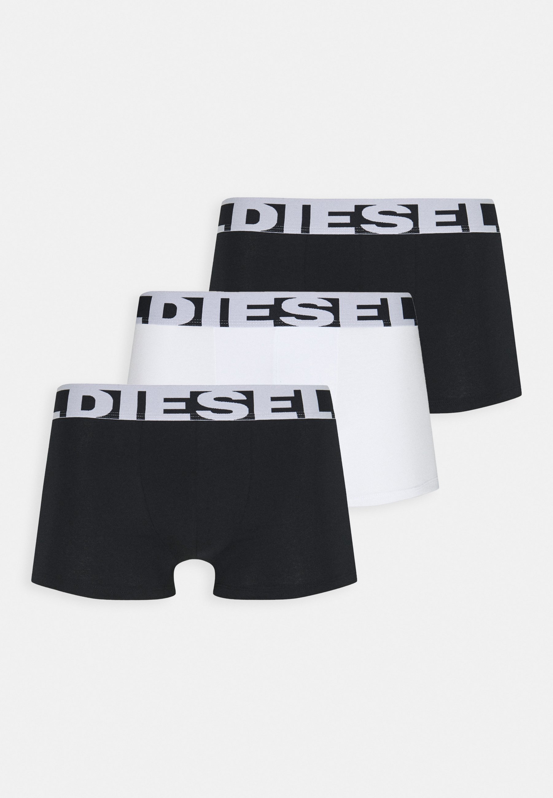 Diesel SHAWN 3 PACK - Onderbroeken - black/white/Zwart - Zalando.be