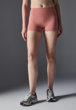 ESSENTIAL MID RISE BOOTY SHORTS - Leggings - light pink