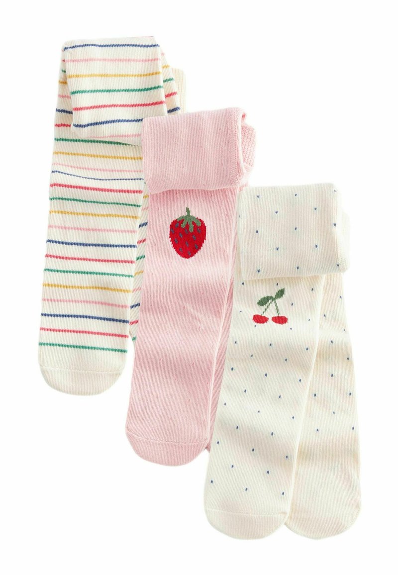 Next DESIGNED 3 PACKS - Strømpebukser - fruit stripe