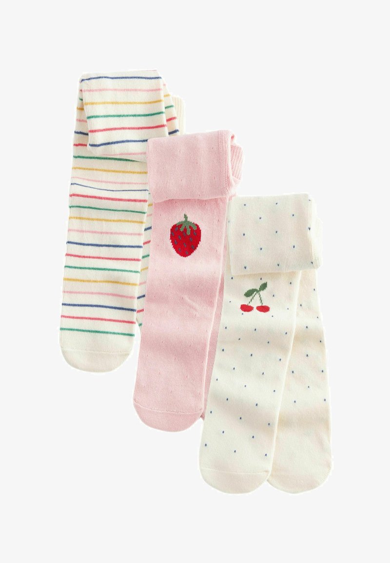 Next DESIGNED 3 PACKS - Strømpebukser - fruit stripe
